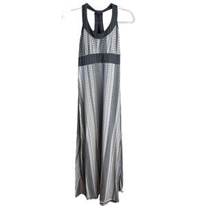 PRANA Racerback Soft Stretch Jersey Knit Maxi Dress Size XS Sleeveless Shelf Bra